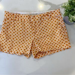 BANANA REPUBLIC Orange Geometric Ryan Fit Shorts
